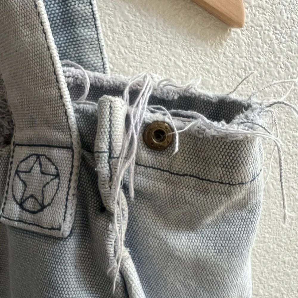 Converse One Star 1974 Light Gray Denim Purse - Picture 10 of 16